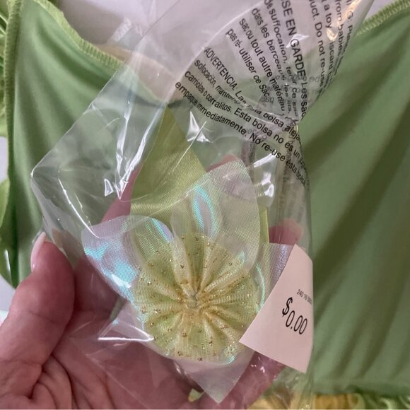 Disney Princess Tiana Halloween Costume Child M 7-8 Light-Up Dress Up Video - Picture 4 of 7